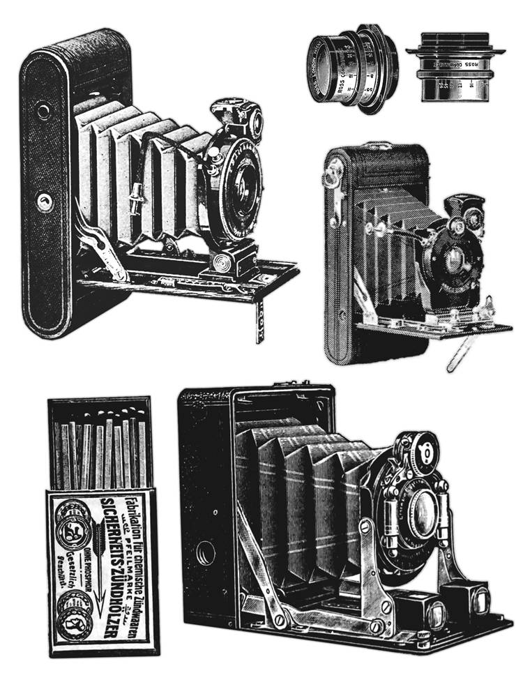 Picture Of Vintage Old Cameras